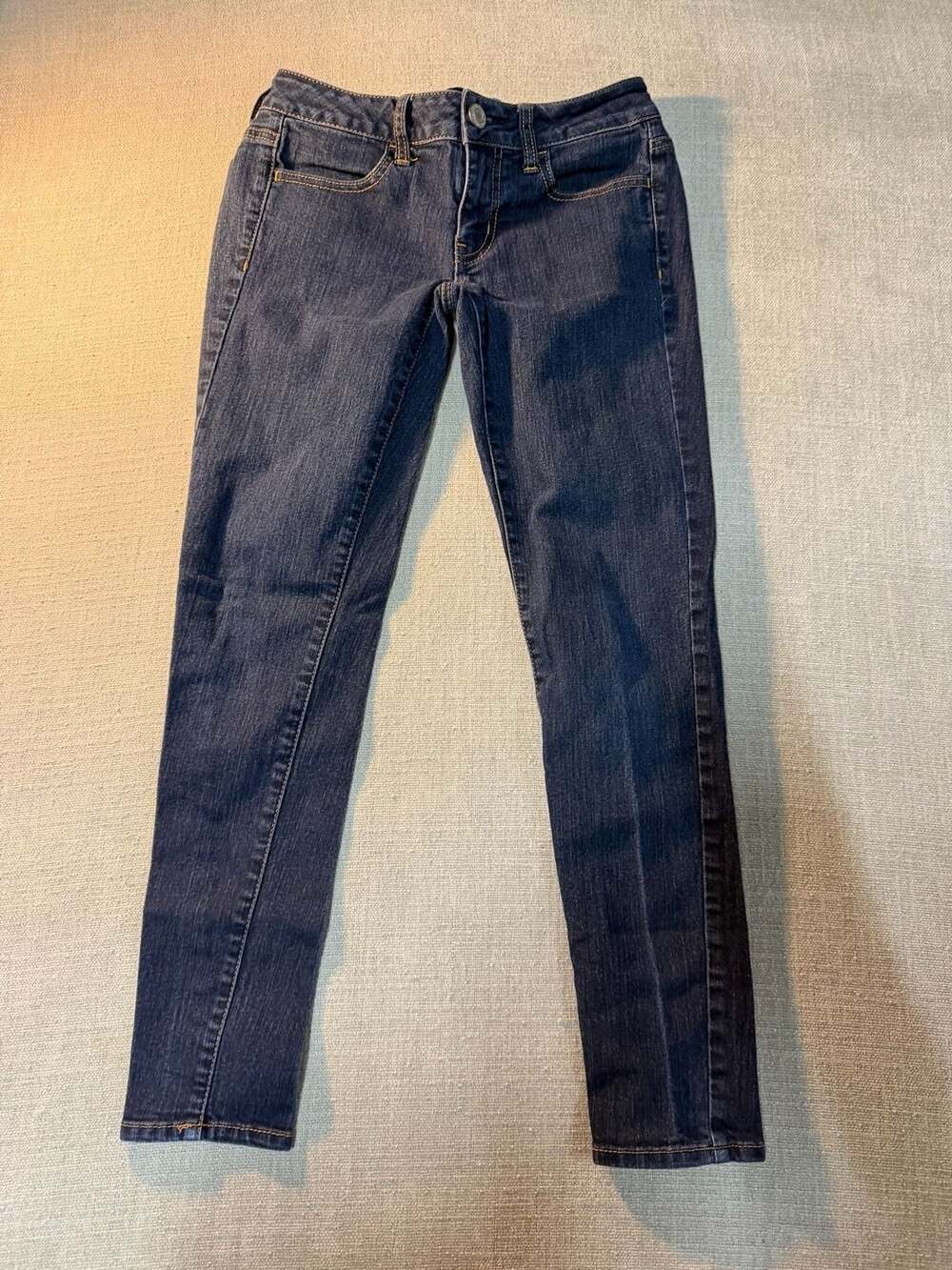 American Eagle Outfitters Women's Stretch Jegging Dark Wash Blue Jeans Size 2 Sh